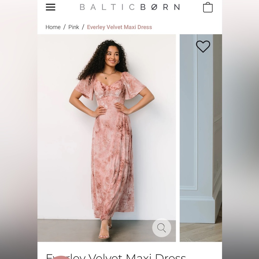 Baltic Born velvet dress